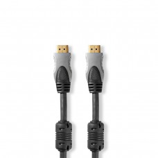 Laidas HDMI - HDMI v2.0 (K-K) 10m su filtru 4K (60Hz) gold Nedis